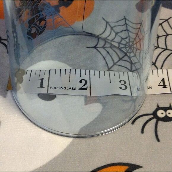 Halloween Town Spooky Prints 6"h Colored Glass Tumblers Set of 3 NWT - Picture 14 of 15